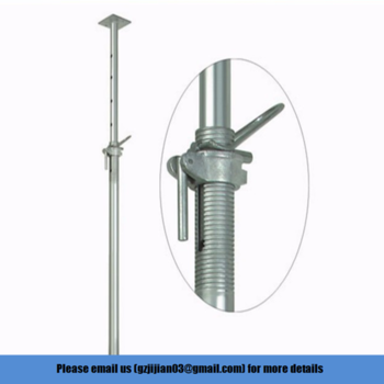Galwanizowane części rusztowania metalowego ze stali regulowalnej do systemu rekwizytowego 0